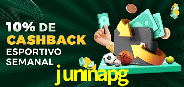 10% de bônus de cashback na juninapg